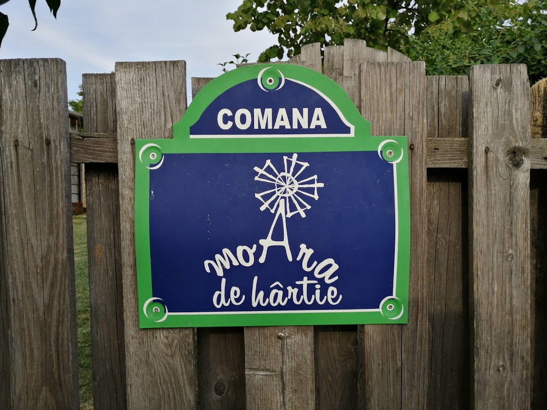 Moara de hartie, Comana