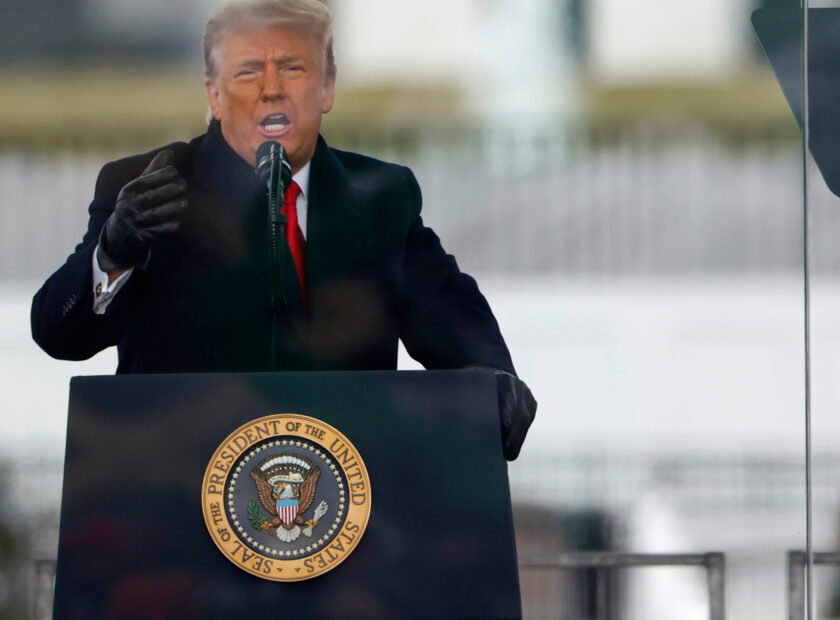 Trump Supporters Hold "Stop The Steal" Rally In DC Amid Ratification Of Presidential Election