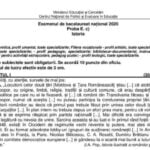 BAC istorie 2021. Subiecte și barem