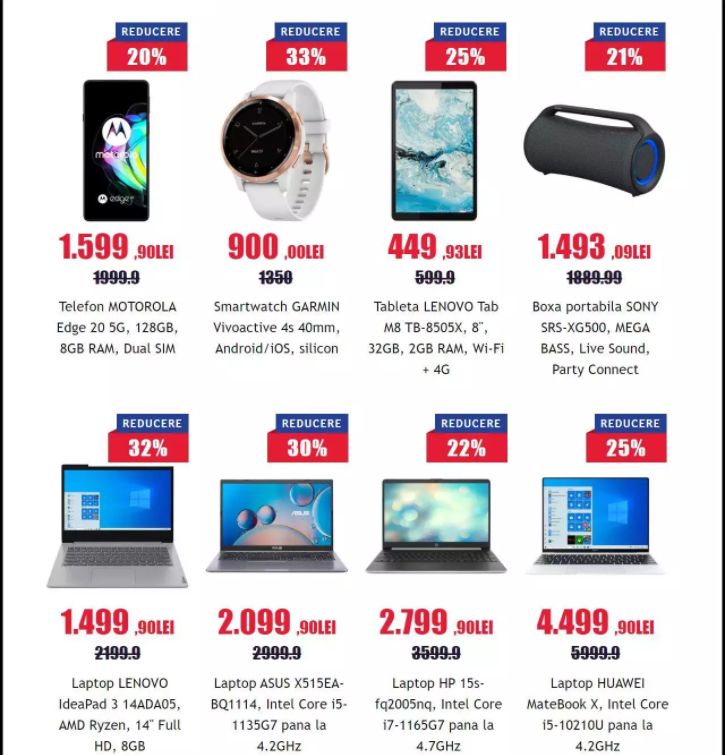 Black Friday Media Galaxy 2021. Catalogul ofertelor Stiri Romania