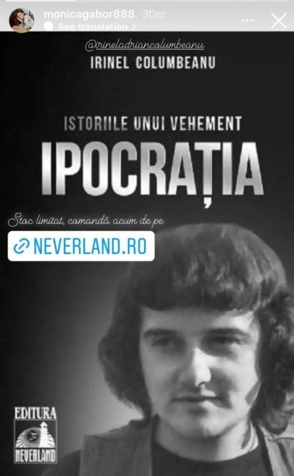 Gestul făcut de Monica Gabor după ce Irinel Columbeanu și-a lansat cartea