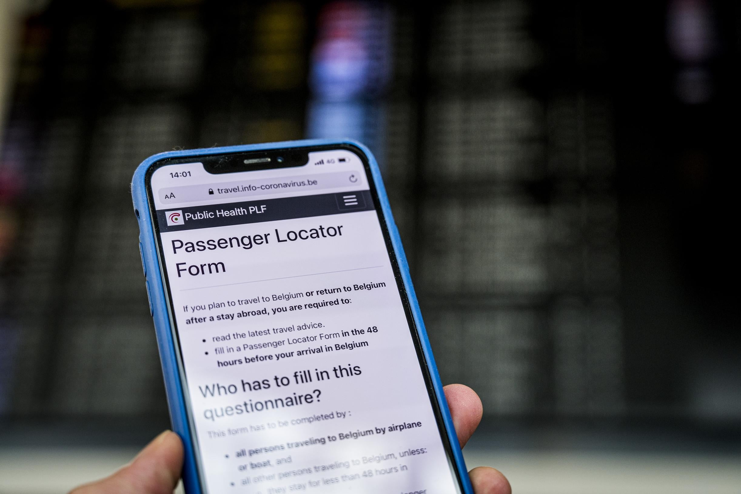 Formularul pentru localizarea pasagerilor, PLF, obligatoriu pentru toți cei care intră în țară