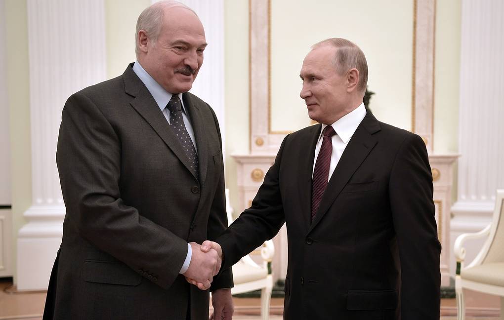 Presidents of Russia and Belarus meet in Moscow