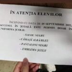 Uniforma elevilor, obligatorie din 5 septembrie 2022. Unde s-ar putea aplica