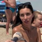 O turistă din Ucraina, aflată pe plaja din Mamaia, vorbește despre dezastrul de pe litoralul românesc
