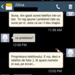 BANC. „-Bună. Am găsit acest telefon într-un bar. Te rog, spune-i prietenei tale să sune pe numărul acesta ca să i-l dau înapoi.