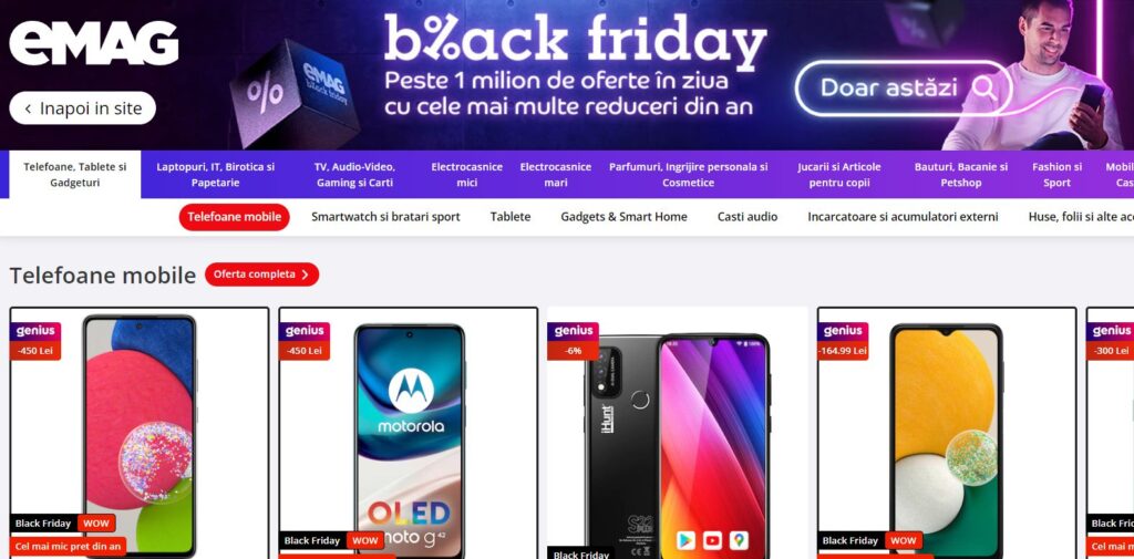 eMAG de Black Friday