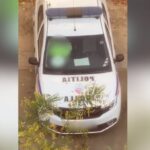 Polițist din Galați, filmat în ipostaze indecente în mașina de serviciu