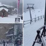 S-au albit munţii. Peisaj de poveste: zăpadă cât vezi cu ochii. Stratul de omăt nu a adus numai zâmbete