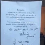 Imaginea zilei | Reacția pe care a avut-o un locatar al unui bloc, după ce un vecin a anunțat că organizează o petrecere