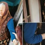 Bunica Maria trăieşte cu o pensie de doar 95 de lei pe lună, dar se bucură când îi trece cineva pragul bordeiului