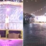 Concert fără spectatori la Târgul de Crăciun din Calafat: "O dedicaţie pentru prietenii mei imaginari!"