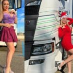 O șoferiță româncă de camion din Spania și-a deschis împreună cu soțul propria firmă de transport: „Suntem atât de fericiți!”