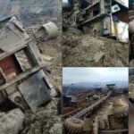 Primele imagini de la locul accidentului din Gorj. Cei 25 de mineri abia ieșiseră din tură. Vehiculul cu care erau transportați ar fi rămas fără frâne