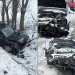 S-a urcat drogat la volan și a făcut prăpăd pe o șosea din Galați. Șoferul de 19 ani și alte două persoane, între care un copil de 2 ani, au ajuns la spital