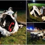 Maserati rupt în două, niciun supraviețuitor. Doi frați, muncitori în construcții, și șeful lor, toți polonezi, au murit pe loc, pe un drum din Belgia