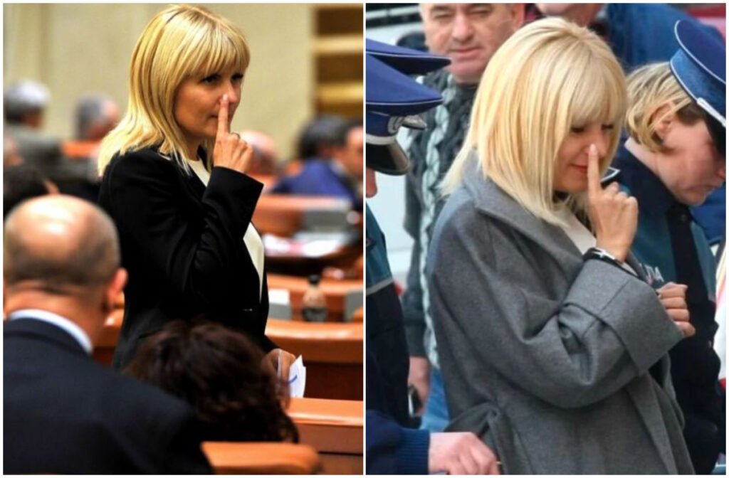 Elena Udrea a dezvăluit, în sfârșit, ce înseamnă semnul cu degetul la nas