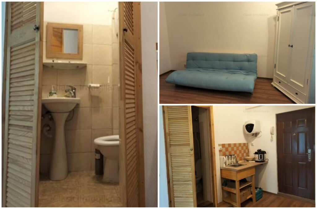 Clujul, din nou viral! Garsonieră 16 mp cu toaletă în dulap. Cât cere proprietarul