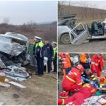 Accident cu 6 victime, între care și un bebeluș, pe un drum din Vaslui. O persoană a murit, alte două sunt în comă