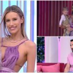 Gabriela Prisăcariu a defilat într-o rochie extrem de scurtă, în brațe cu micuțul Tiago. Cum a reacționat Dani Oțil