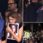 Imaginea durerii şi a furiei: un munte de om strânge în braţe un urs de pluş. Micuţa Eva, fetiţa antrenorului de la SCM Zalău, a fost condusă pe ultimul drum