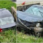 Accident înfiorător la Mălureni. O fetiță de 10 luni a murit, după ce bunica a intrat cu maşina într-un cap de pod. Mama a fugit cu bebeluşul în braţe la poliţie
