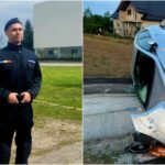 Tânăr jandarm, înger păzitor pentru victimele unui accident în Dâmboviţa: "Totul s-a petrecut într-o secundă"