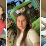 VIDEO. Elevă (17 ani) din Satu Mare, vedetă pe TikTok: Muncește zilnic pe câmp cu tractorul