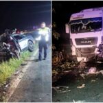 O adolescentă şi tatăl ei au murit împreună pe un drum din Buzău. Maşina în care se aflau s-a făcut bucăţi după ce s-a ciocnit cu un TIR