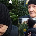 Bucuria unei bunici! Reacția unei bătrânici când primește un brad de Crăciun de la reporterul căruia i-a zis că nu-și permite unul