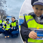 Povestea micuțului polițist din Focșani care a cucerit internetul: "Îți mulțumim, Nicholas, pentru exemplul pe care ni l-ai oferit!"