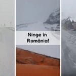 Ninge în România! Utilajele muncesc de zor de la primele ore pentru a curăța zăpada din aceste zone