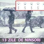 Meteorologii Accuweather anunță 13 zile consecutive de ninsori în România. Pe ce dată vin zăpezile