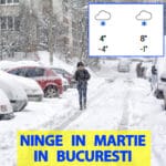 Meteorologii Accuweather anunță o lună martie de IARNĂ, în București: Ninsori și temperaturi la pragul înghețului