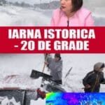 Șefa ANM anunță că abia acum vine iarna în România. Viscol, ninsori și temperaturi de -20 de grade