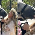 Loredana Groza șochează din nou! După ce s-a sărutat cu un tânăr de 19 ani, artista a trecut la un alt nivel: s-a sărutat cu un cal. Momentul a fost filmat, iar videoclipul face înconjurul internetului