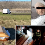 „Doamne ferește! Ce înseamnă să fii necăjit, al nimănui”. Situaţie inedită în Vaslui: I-au abandonat sicriul în câmp, pentru că nu au putut înainta prin noroi