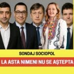 Sondaj SOCIOPOL: A apărut primul sondaj după startul campaniei electorale. Schimbări mari la turul 2, cifrele s-au schimbat masiv