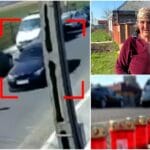 Tragedia de la Forăști, filmată: tânăra mamă se sacrifică în faţa maşinii, ca să-și salveze fetița