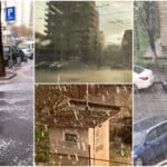 "E prăpăd! A dat cu grindină de zici că a nins". O furtună de nici o oră a adus haosul, aseară, în sectorul 6 al Capitalei