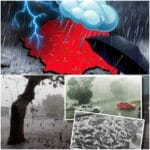 COD ROȘU de tornadă, ploi torențiale și grindină de mari dimensiuni. Zonele lovite de fenomene extreme, alertă ANM