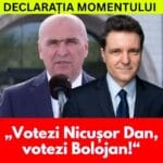 „Votezi Nicușor Dan, votezi Bolojan! Să-l desemneze pe dl Ilie Bolojan prim-ministru. În lunile care urmează, persoana hotărâtoare pentru soarta noastră va fi premierul, alături de președinte“. Cine a făcut declarațiile