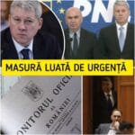 Măsură luată cu maximă urgență!A fost publicată deja în Monitorul Oficial!
