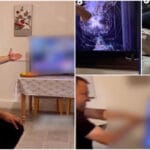Doi susținători ai lui Simion și-au spart televizoarele cu bâta și pumnii când au văzut rezultatele: "Băi, a ieșit Nicușor Dan"
