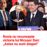 Rusia nu recunoaște victoria lui Nicușor Dan: „Astea nu sunt alegeri”