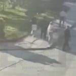 Momentul în care Teodora Marcu este împuşcată mortal de fostul iubit. Era însărcinată în 4 luni