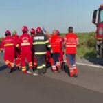BREAKING | Accident grav pe A2, Plan Roșu activat. Martor: Un autocar cu copii e în șanț. Autostrada Soarelui, închisă pe sensul dinspre București spre Constanța