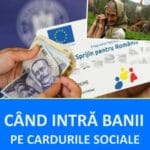 Data oficială la care se alimentează cardurile de alimente