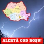 Alertă Cod Roșu de furtuni puternice cu grindină și vijelie. Averse torențiale și descărcări electrice lovesc județele Suceava, Neamț și Botoșani. Update
