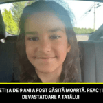 Din păcate fetița de doar 9 ani ce a fost răpită a fost găsită moartă. Tatăl este este înghenunchiat de durere